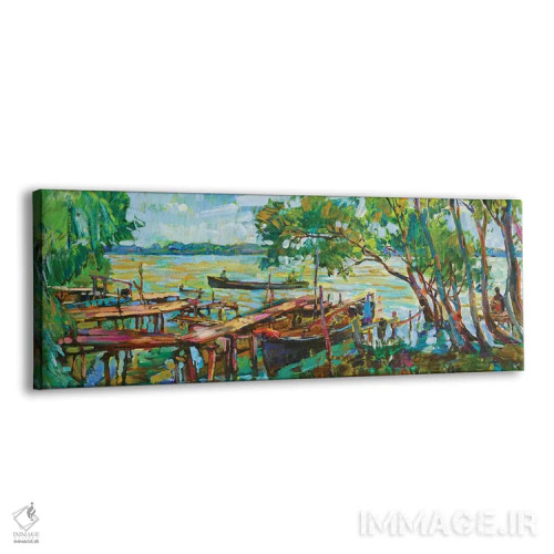 تابلو روی رود دانوب اثر اندریی کوتساچنکو - نمای پرسپکتیو محصول