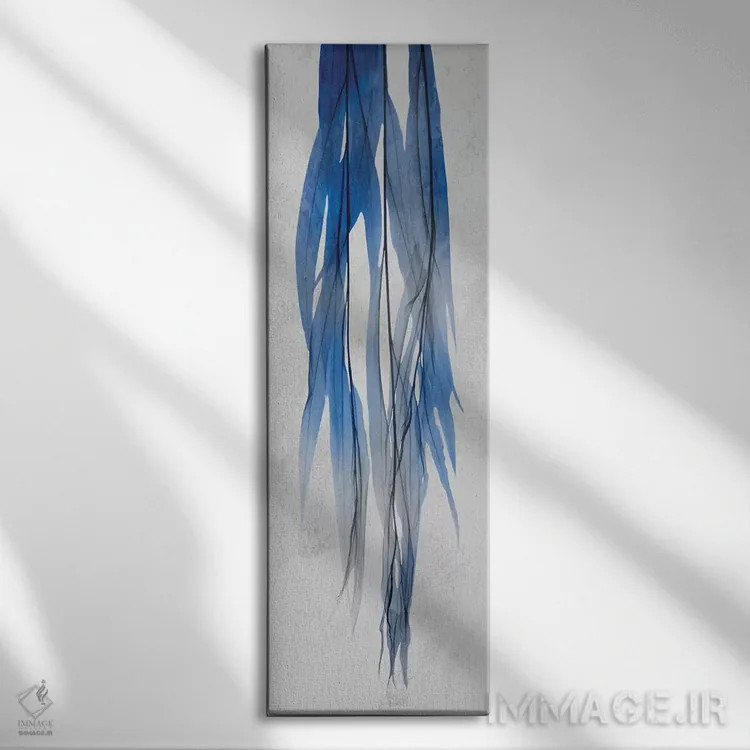 تابلو رشد نیلی ۱ اثر آلبرت کوئتسیِر - نمای روبهرو روی دیوار