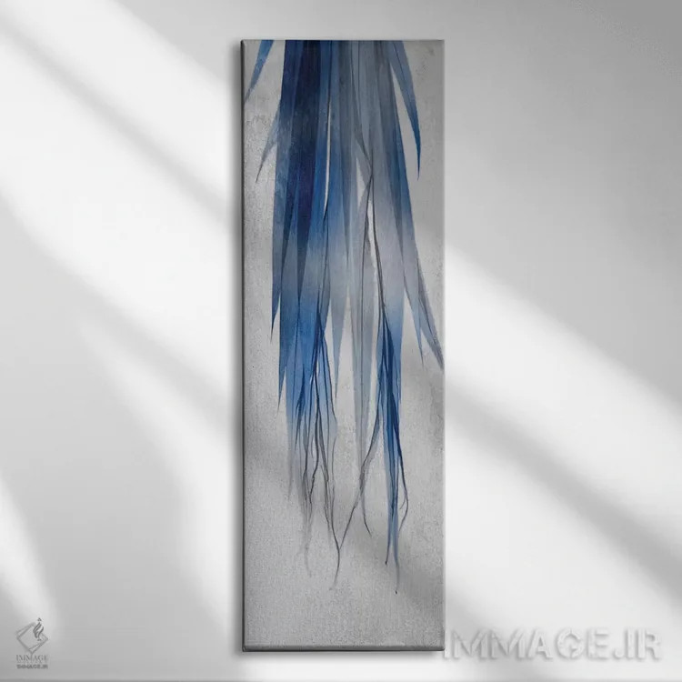 تابلو رشد نیلی ۲ اثر آلبرت کوئتسیِر - نمای روبهرو روی دیوار