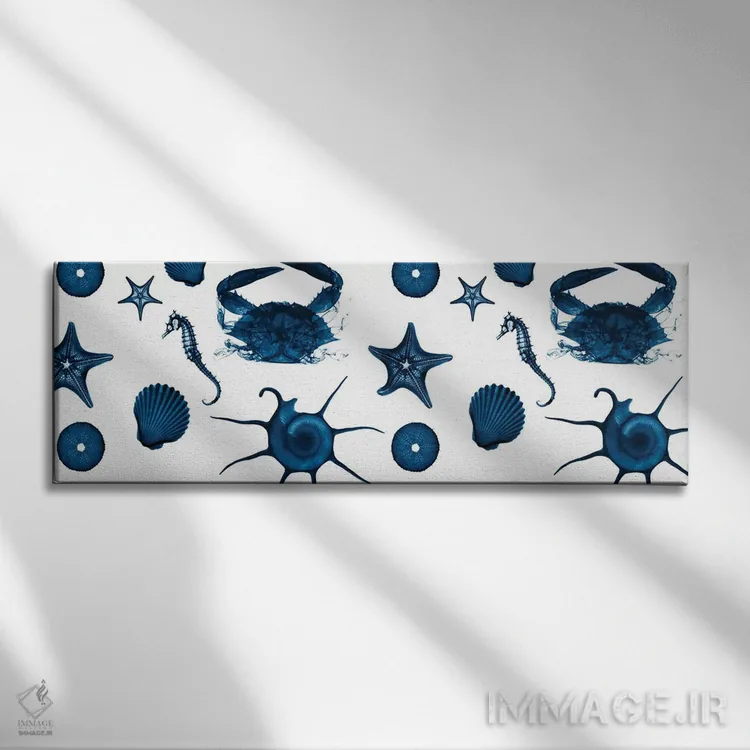 تابلو دریای چرخان ۲ اثر آلبرت کوئتسیِر - نمای روبهرو روی دیوار