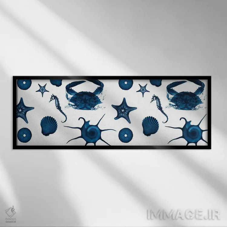 تابلو دریای چرخان ۲ اثر آلبرت کوئتسیِر - نمای قابدار مشکی