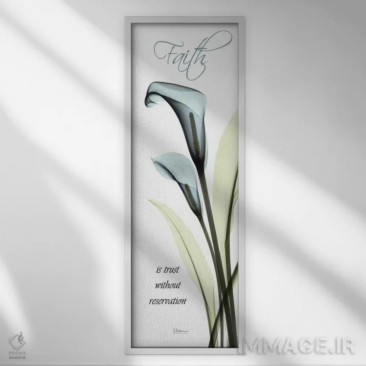 تابلو ایمان کالاس اثر آلبرت کوئتسیِر - نمای قابدار سفید