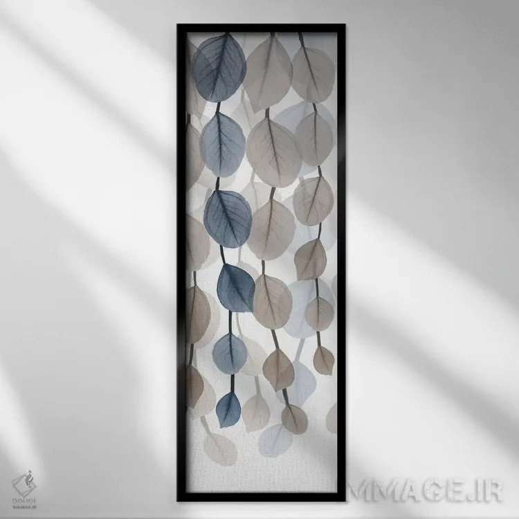 تابلو آبشار خنثی III اثر آلبرت کوئتسیِر - نمای قابدار مشکی