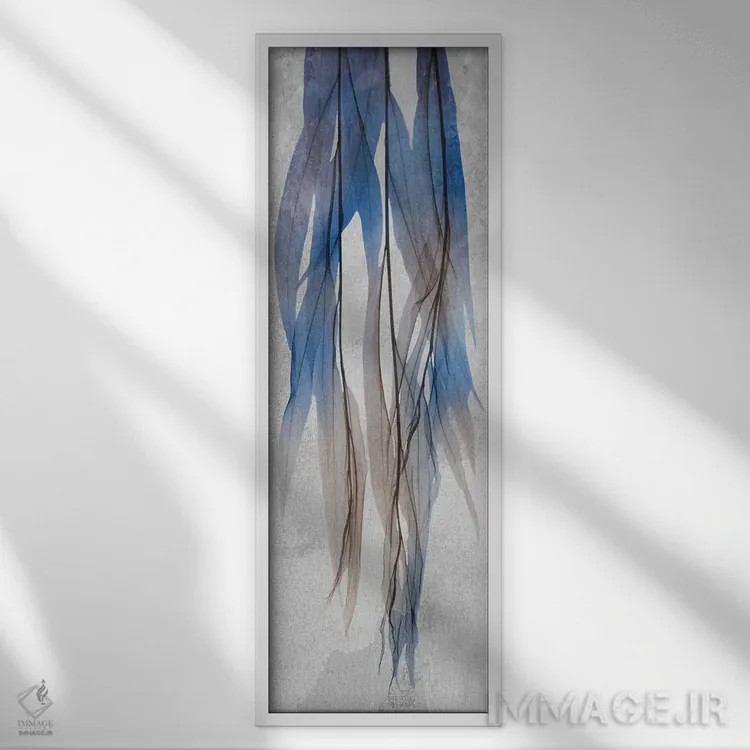 تابلو رشد خنثی I اثر آلبرت کوئتسیِر - نمای قابدار سفید