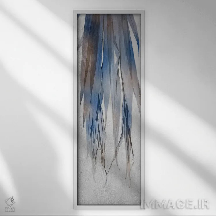 تابلو رشد خنثی II اثر آلبرت کوئتسیِر - نمای قابدار سفید