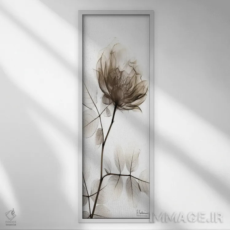 تابلو رفتار پرانرژی I اثر آلبرت کوئتسیِر - نمای قابدار سفید