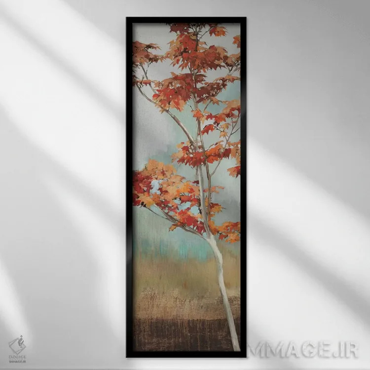 تابلو درخت افرا I اثر آلیسون پیرس - نمای قابدار مشکی