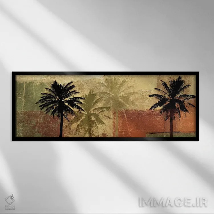 تابلو نمای اقیانوس II اثر آلیسون پیرس - نمای قابدار مشکی