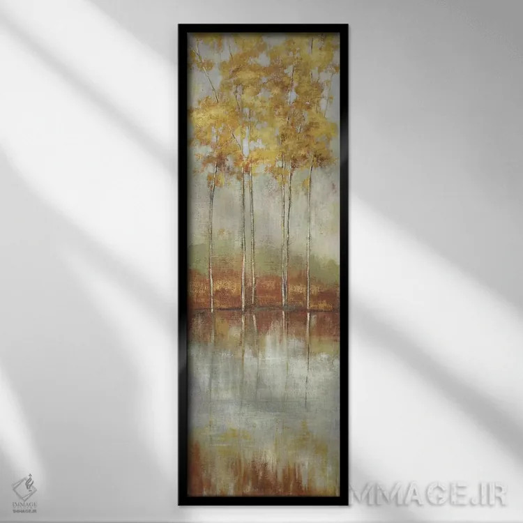 تابلو بازتابها III اثر آلیسون پیرس - نمای قابدار مشکی