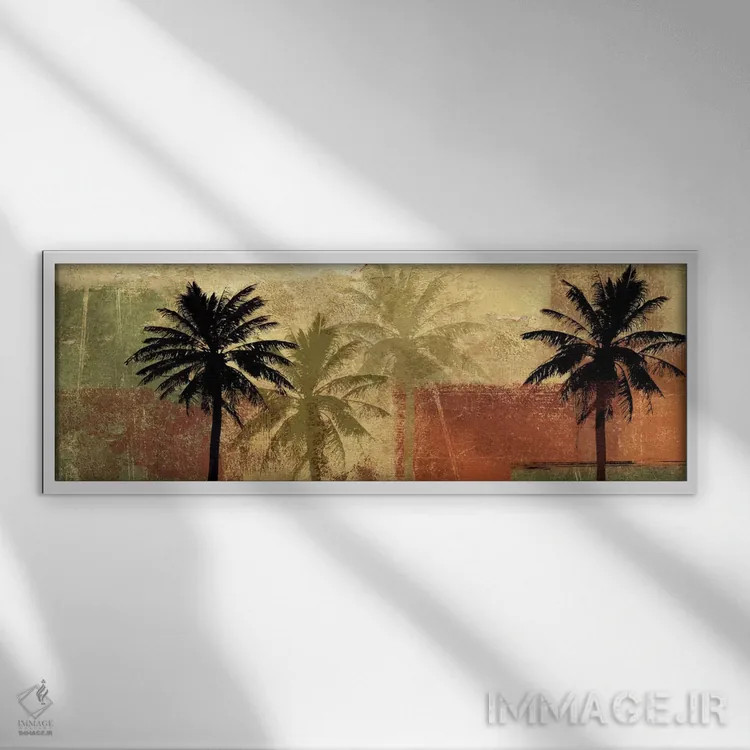 تابلو نمای اقیانوس II اثر آلیسون پیرس - نمای قابدار سفید