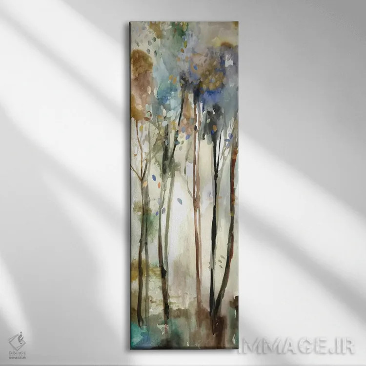 تابلو سرافراز ایستاده V اثر آلیسون پیرس - نمای روبهرو روی دیوار