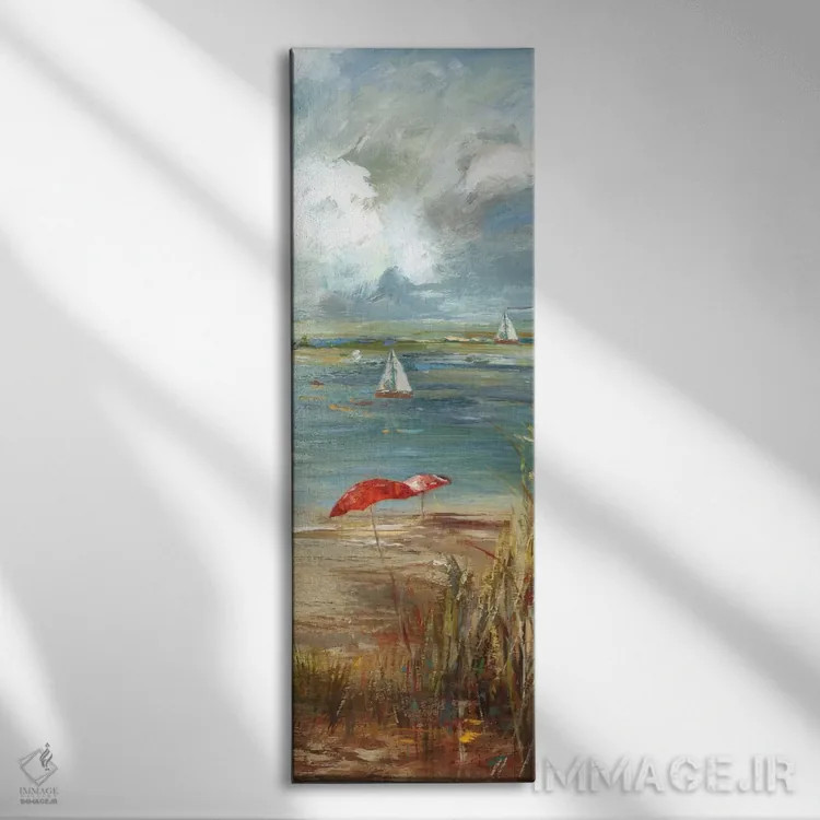 تابلو لحظات ربوده شده I اثر آلیسون پیرس - نمای روبهرو روی دیوار