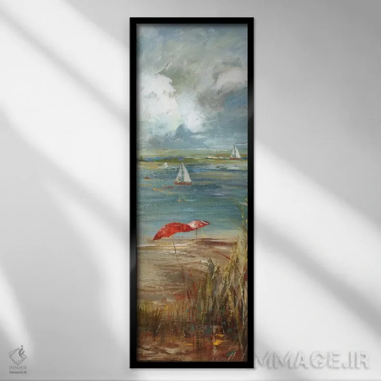 تابلو لحظات ربوده شده I اثر آلیسون پیرس - نمای قابدار مشکی