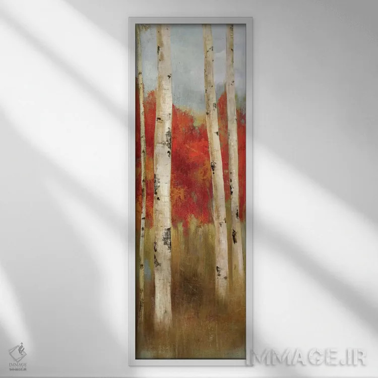 تابلو دیدبانی لبه II اثر آلیسون پیرس - نمای قابدار سفید