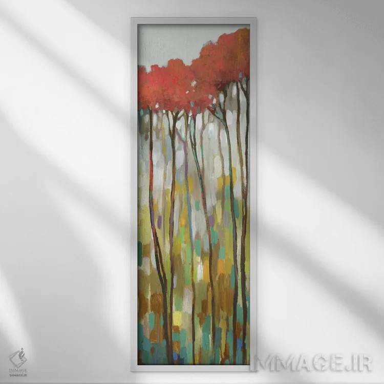 تابلو سرافراز ایستاده II اثر آلیسون پیرس - نمای قابدار سفید