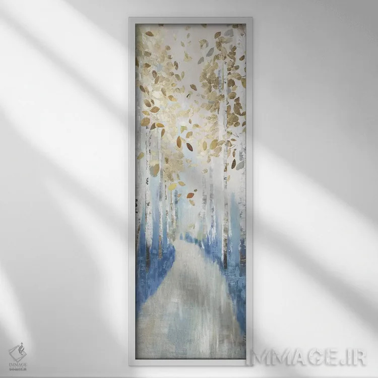 تابلو مسیر جدید III اثر آلیسون پیرس - نمای قابدار سفید