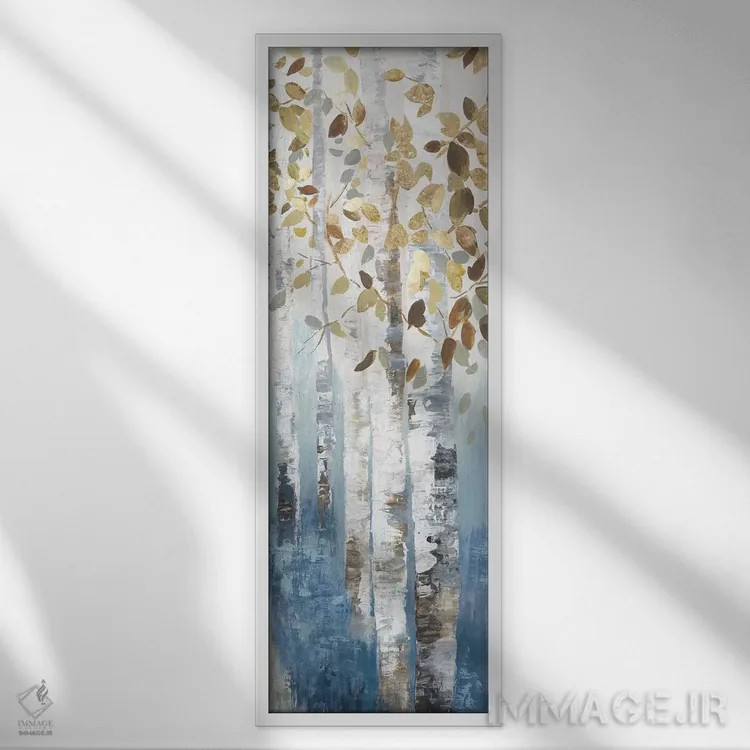 تابلو مسیر جدید IV اثر آلیسون پیرس - نمای قابدار سفید