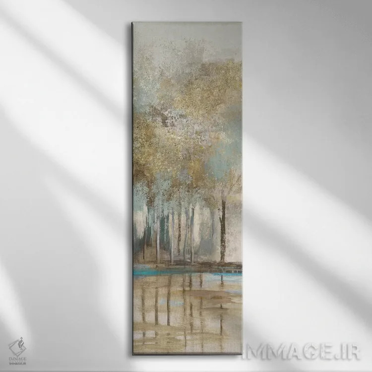 تابلو قطعه جنگلی II اثر آلیسون پیرس - نمای روبهرو روی دیوار