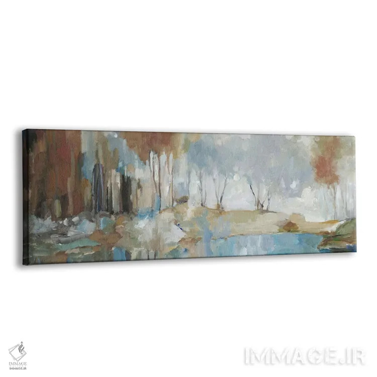 تابلو آرامش طلایی اثر آلیسون پیرس - نمای پرسپکتیو محصول