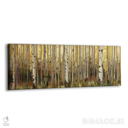 تابلو نور جنگل اثر آلیسون پیرس - نمای پرسپکتیو محصول