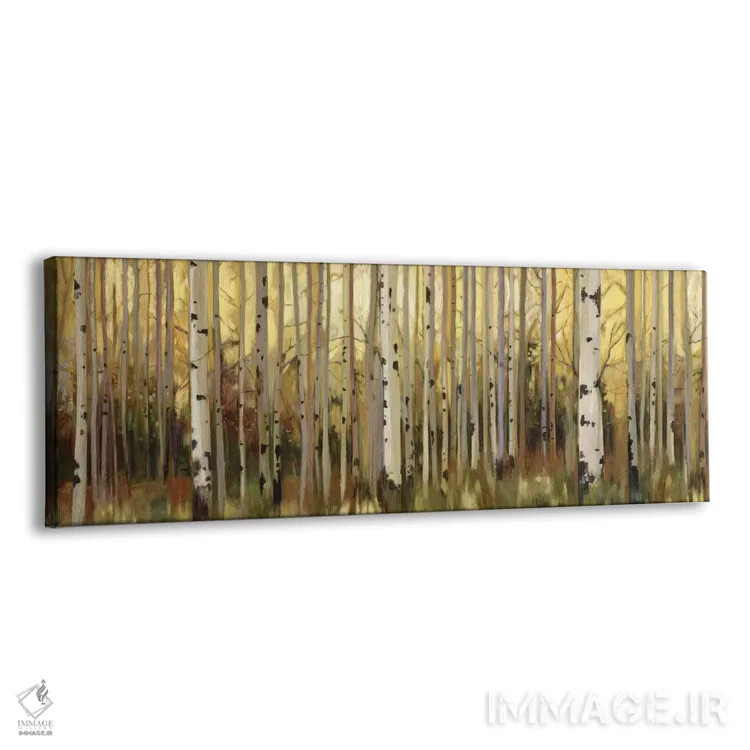 تابلو نور جنگل اثر آلیسون پیرس - نمای پرسپکتیو محصول