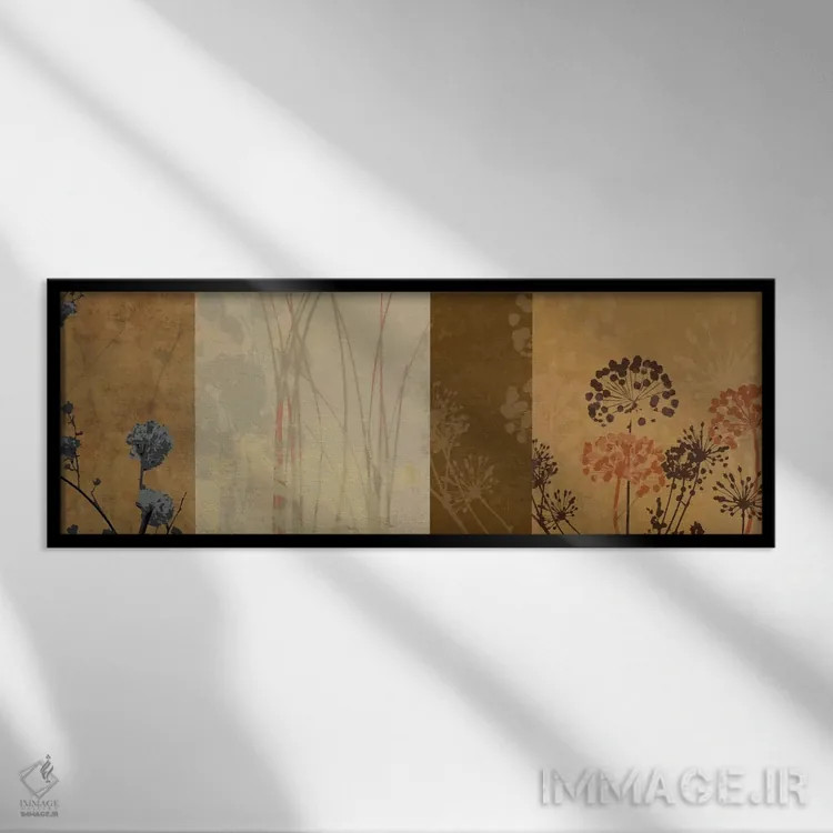 تابلو روز در کارمل اثر آلیسون پیرس - نمای قابدار مشکی