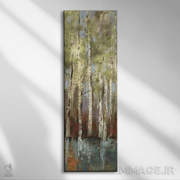 تابلو نجوای جنگل I اثر آلیسون پیرس - نمای روبهرو روی دیوار