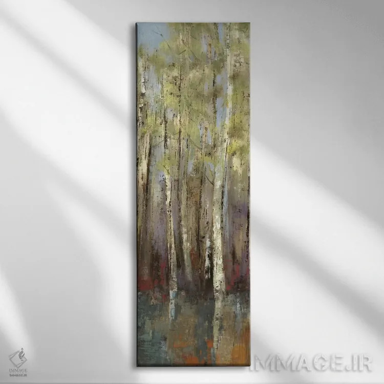 تابلو نجوای جنگل II اثر آلیسون پیرس - نمای روبهرو روی دیوار