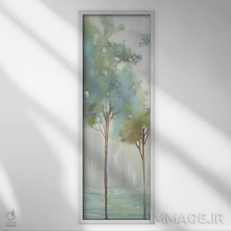 تابلو جنگل روشنایی III اثر آلیسون پیرس - نمای قابدار سفید