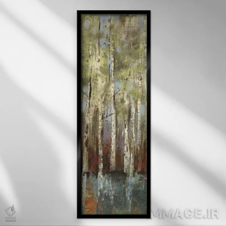 تابلو نجوای جنگل I اثر آلیسون پیرس - نمای قابدار مشکی