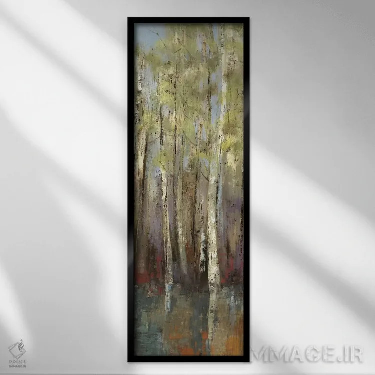 تابلو نجوای جنگل II اثر آلیسون پیرس - نمای قابدار مشکی