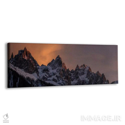 تابلو ایگوئیهای شامونی در آلپ فرانسه، اوت سووآ، فرانسه اثر الکس بیوس - نمای پرسپکتیو محصول