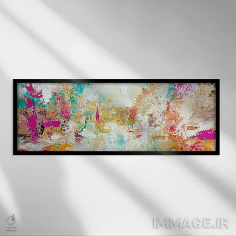 تابلو بهار اثر آندرادا آنخل - نمای قابدار مشکی