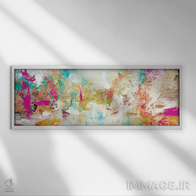 تابلو بهار اثر آندرادا آنخل - نمای قابدار سفید