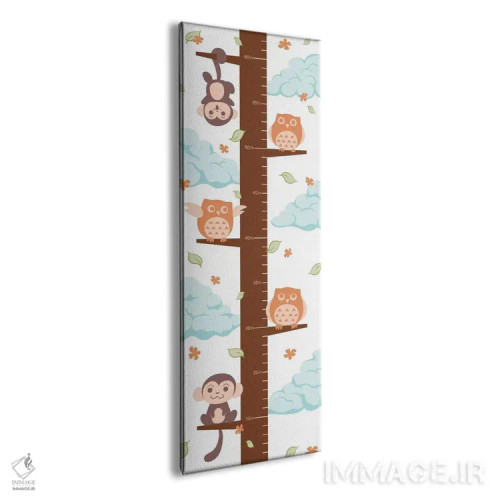 تابلو جدول رشد آویزان از شاخهٔ درخت (کودکانه) اثر فایو بای فایو کالکتیو - نمای پرسپکتیو محصول