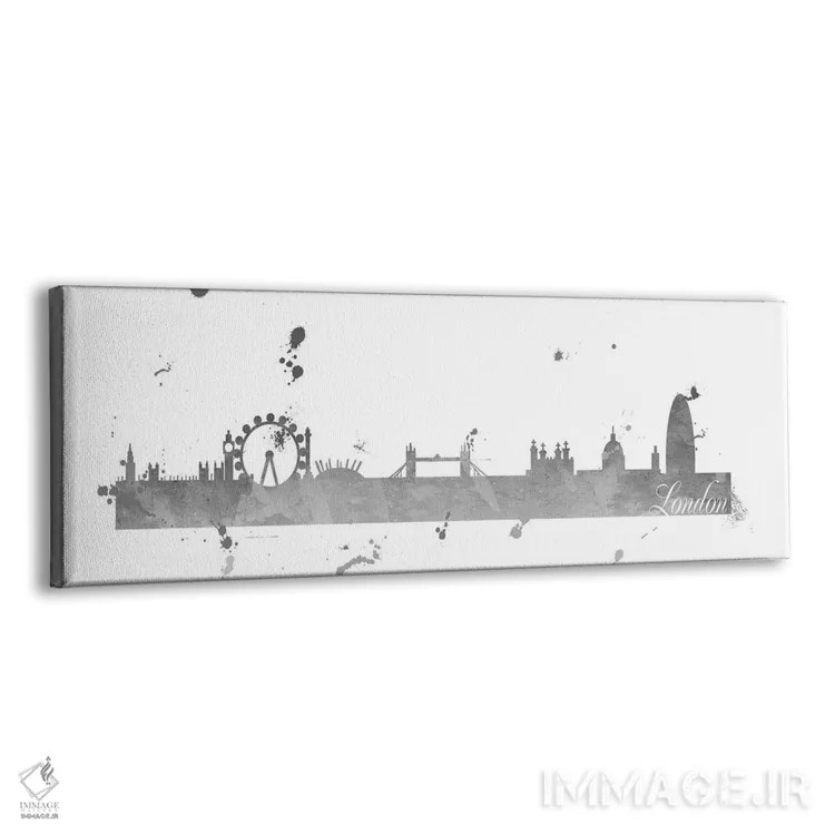 تابلو نمای آسمان لندن اثر آنا کوآچ - نمای پرسپکتیو محصول