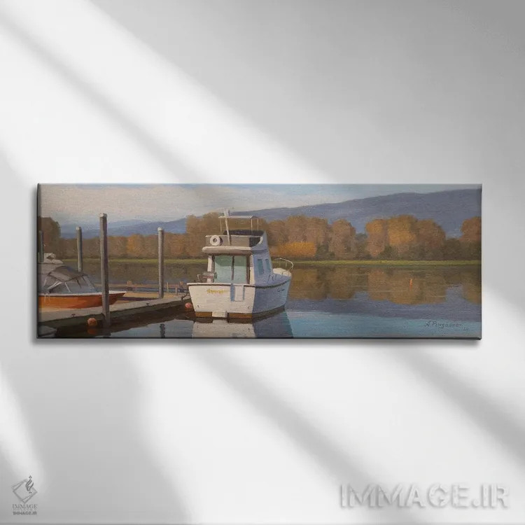 تابلو سکوت اثر آندری پینگاچف - نمای روبهرو روی دیوار