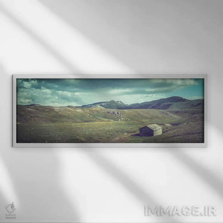 تابلو تبت کوچک XII اثر آلساندرو پاسرینی - نمای قابدار سفید