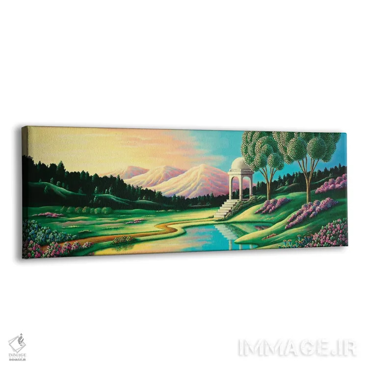 تابلو مدیتیشن ۱۲ اثر اندی راسل - نمای پرسپکتیو محصول