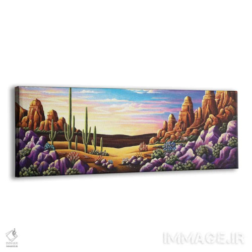 تابلو صخرههای سرخ ۱۱ اثر اندی راسل - نمای پرسپکتیو محصول