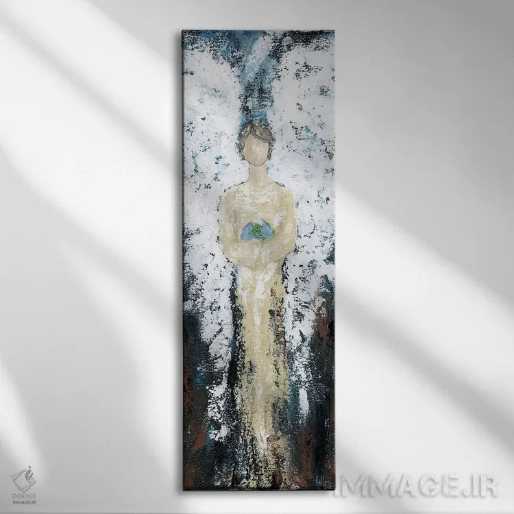 تابلو دنیای فرشتگان اثر اشلی بردلی - نمای روبهرو روی دیوار