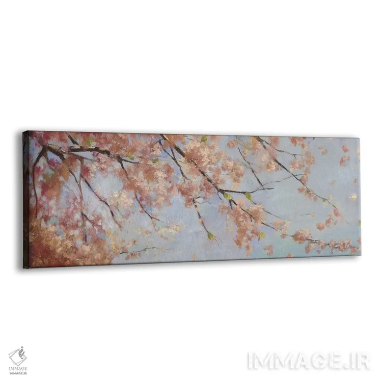 تابلو شکوفههای اوزاکا II اثر آسیا جنسن - نمای پرسپکتیو محصول