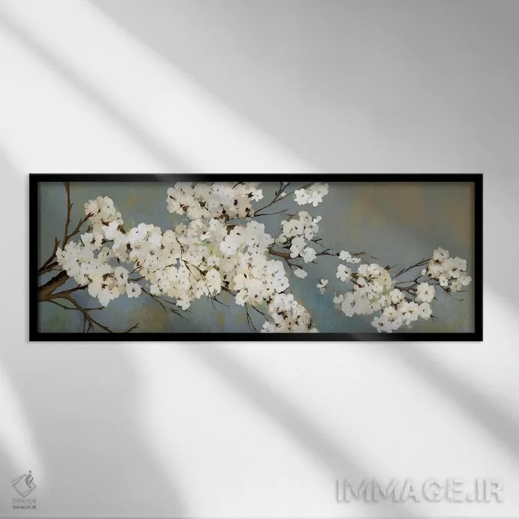 تابلو کیمونو III اثر آسیا جنسن - نمای قابدار مشکی