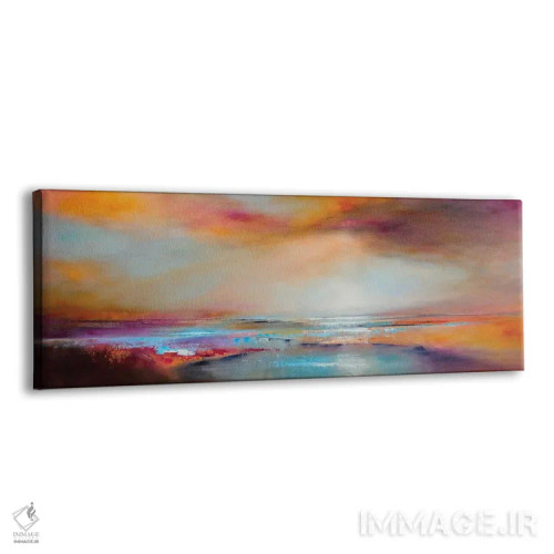 تابلو Clouds And Water,نور خورشید، ابرها و آب اثر آنت شموکر - نمای پرسپکتیو محصول