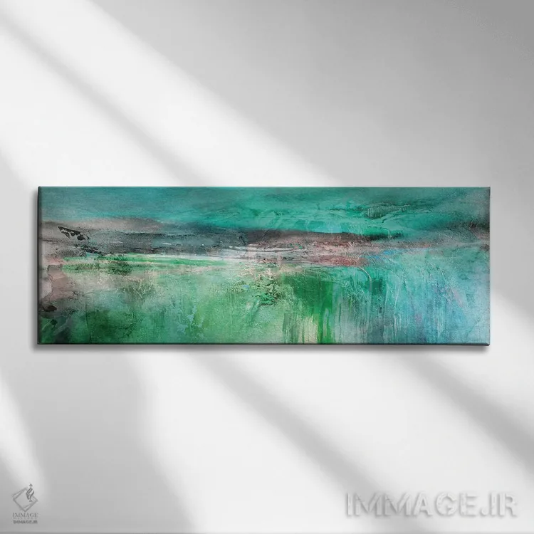 تابلو خیال سبز اثر آنت شموکر - نمای روبهرو روی دیوار