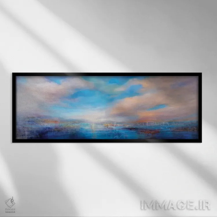 تابلو روزهای روشن اثر آنت شموکر - نمای قابدار مشکی