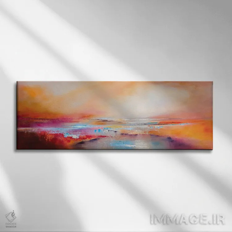 تابلو نور خورشید اثر آنت شموکر - نمای روبهرو روی دیوار