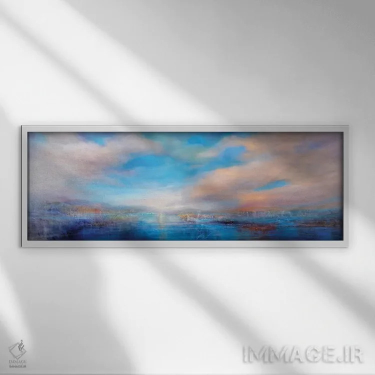 تابلو روزهای روشن اثر آنت شموکر - نمای قابدار سفید