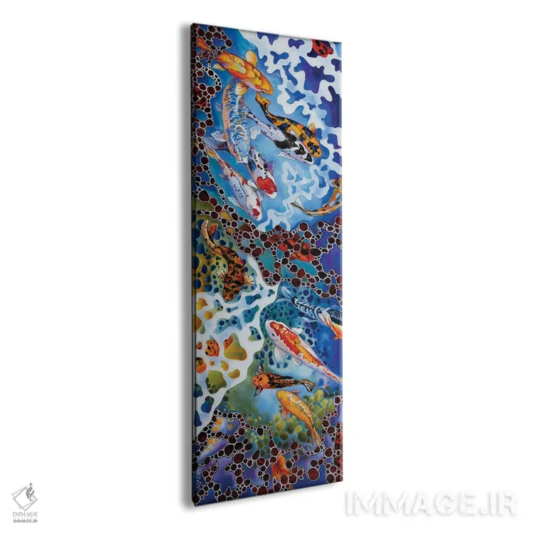 تابلو کوی رنگارنگ I اثر آرلت اسمولکو - نمای پرسپکتیو محصول