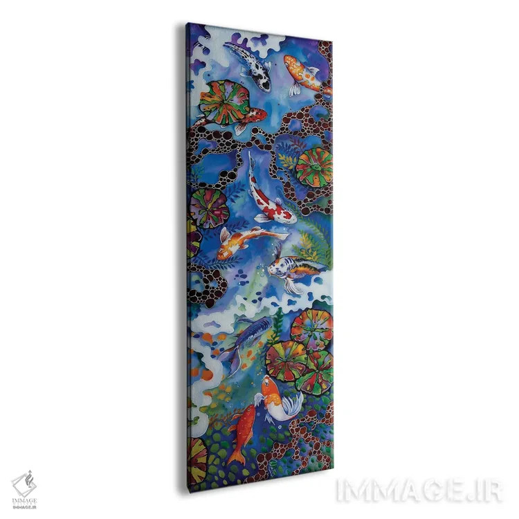 تابلو کوی رنگارنگ III اثر آرلت اسمولکو - نمای پرسپکتیو محصول